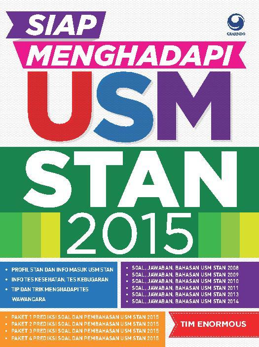 Jual Buku Siap Menghadapi Usm Stan 2015 Oleh Tim Enormous Gramedia Digital Indonesia