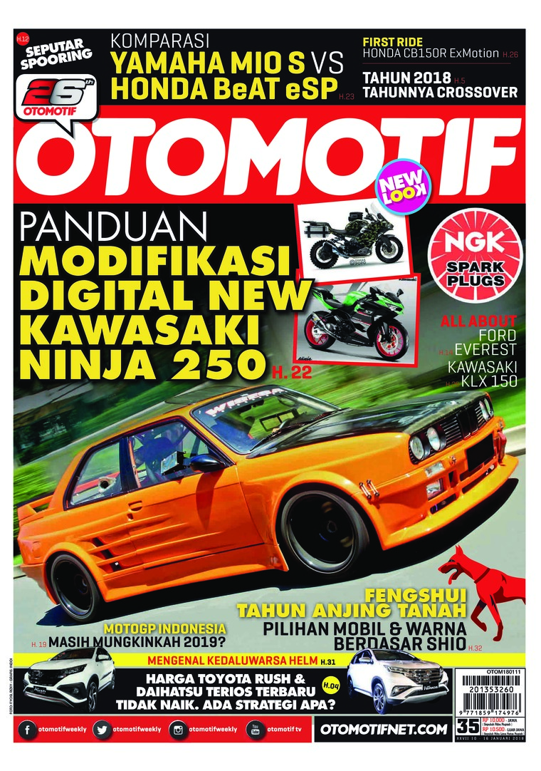 Jual Majalah Otomotif Ed 35 Januari 2018 Gramedia Digital Indonesia