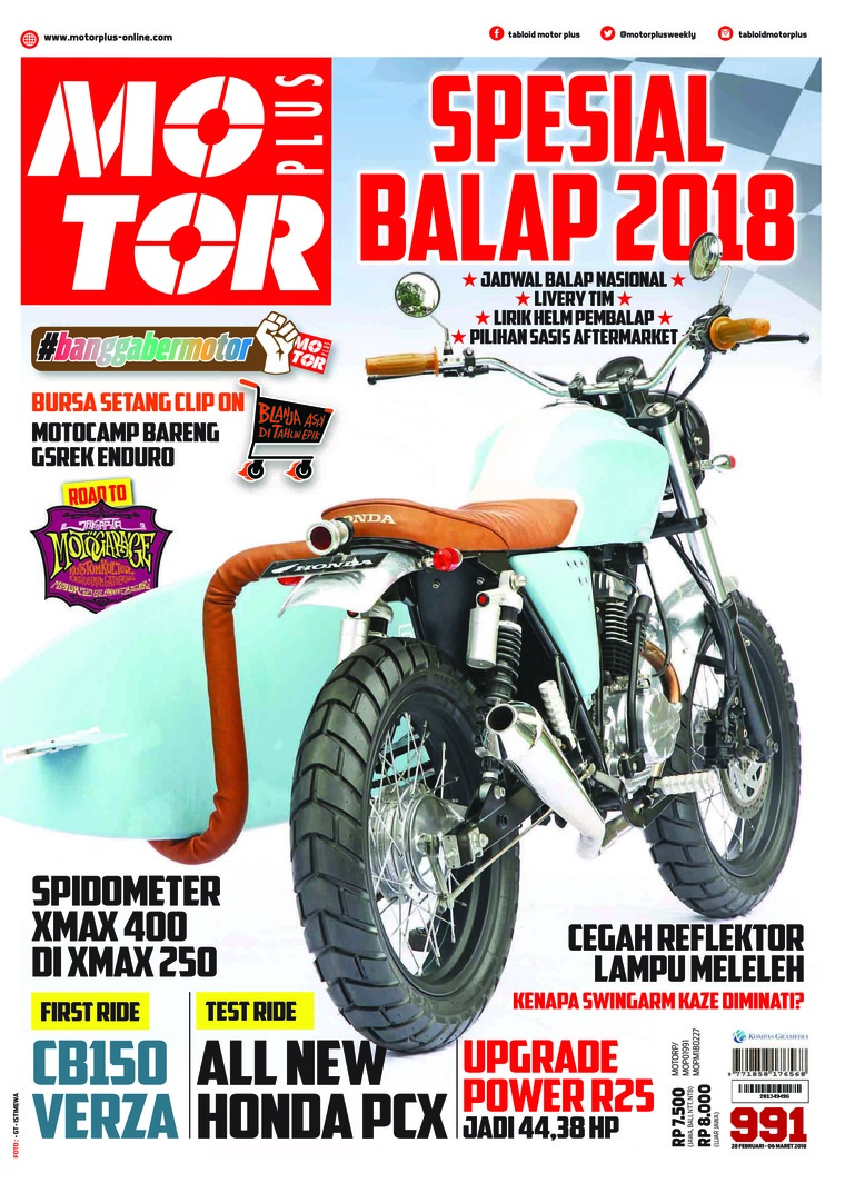 Motor Plus Magazine Ed 991 March 2018 Gramedia Digital