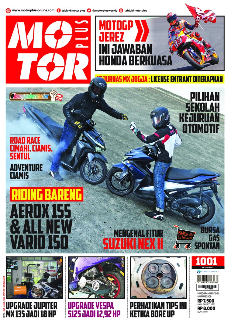 Jual Majalah Motor Plus Ed 1001 Mei 2018 Gramedia Digital Indonesia