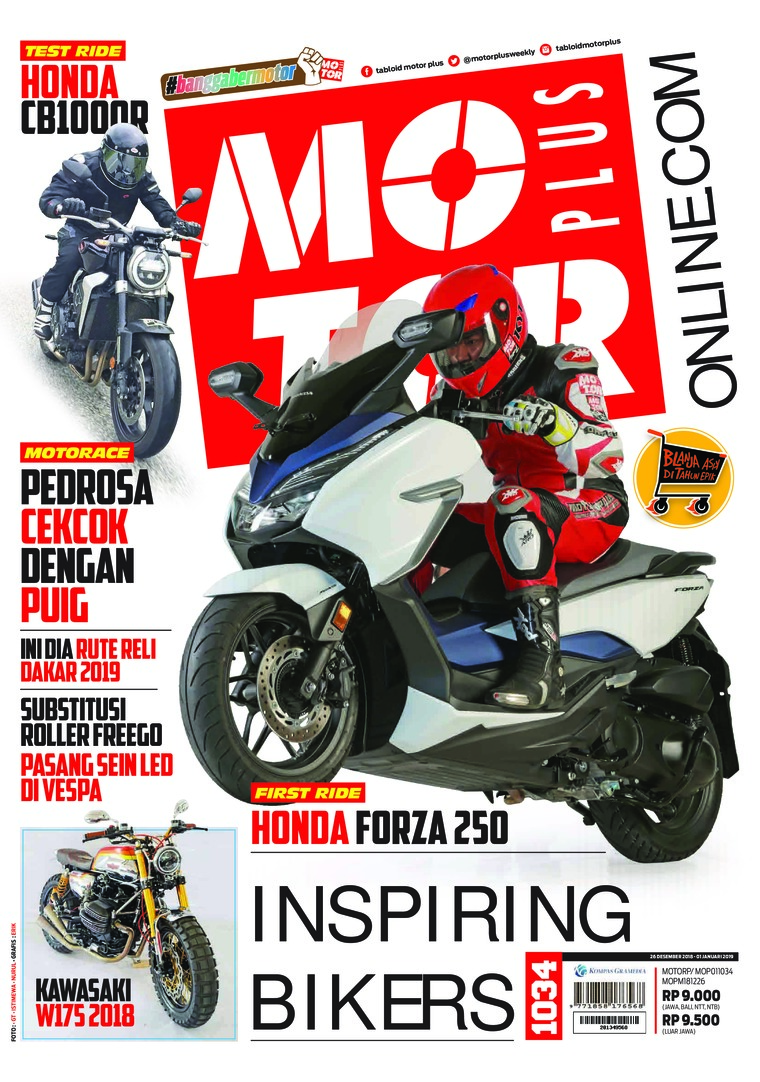 Jual Majalah Motor Plus Ed 1034 Januari 2019 Gramedia Digital