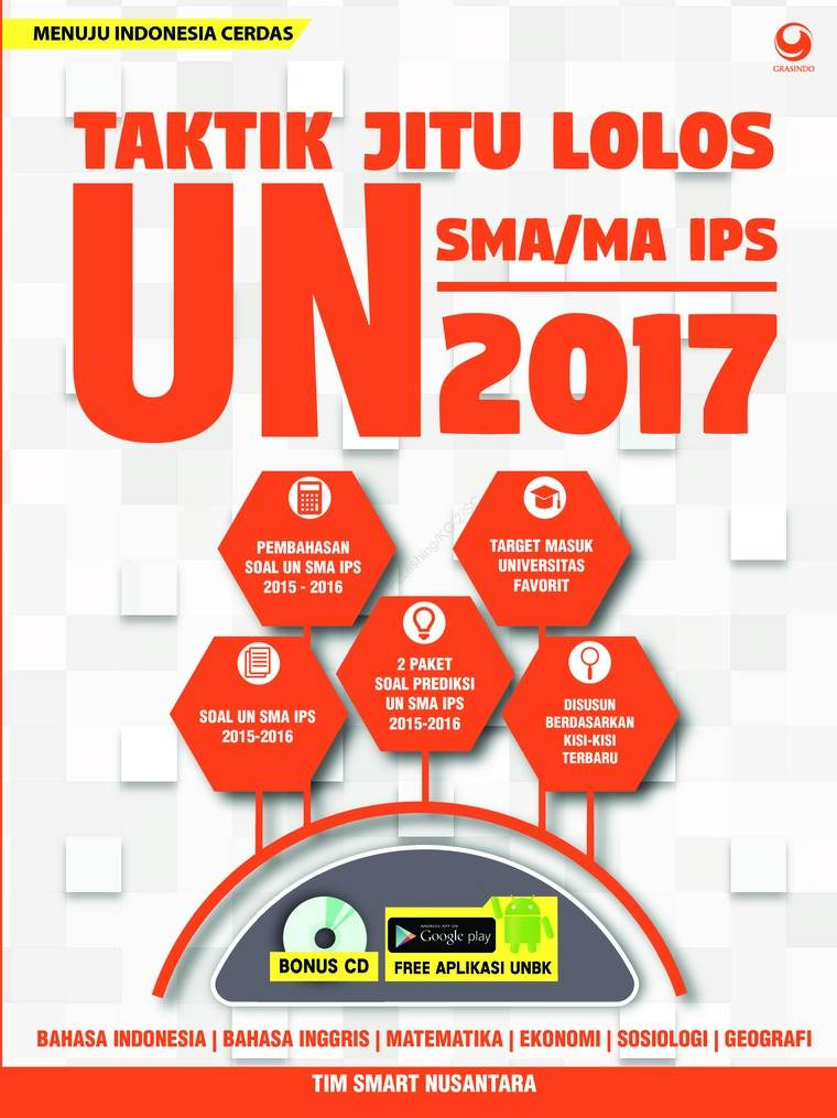 Taktik Jitu Lolos Un Sma Ma Ips 2017 Cd Book By Tim Smart