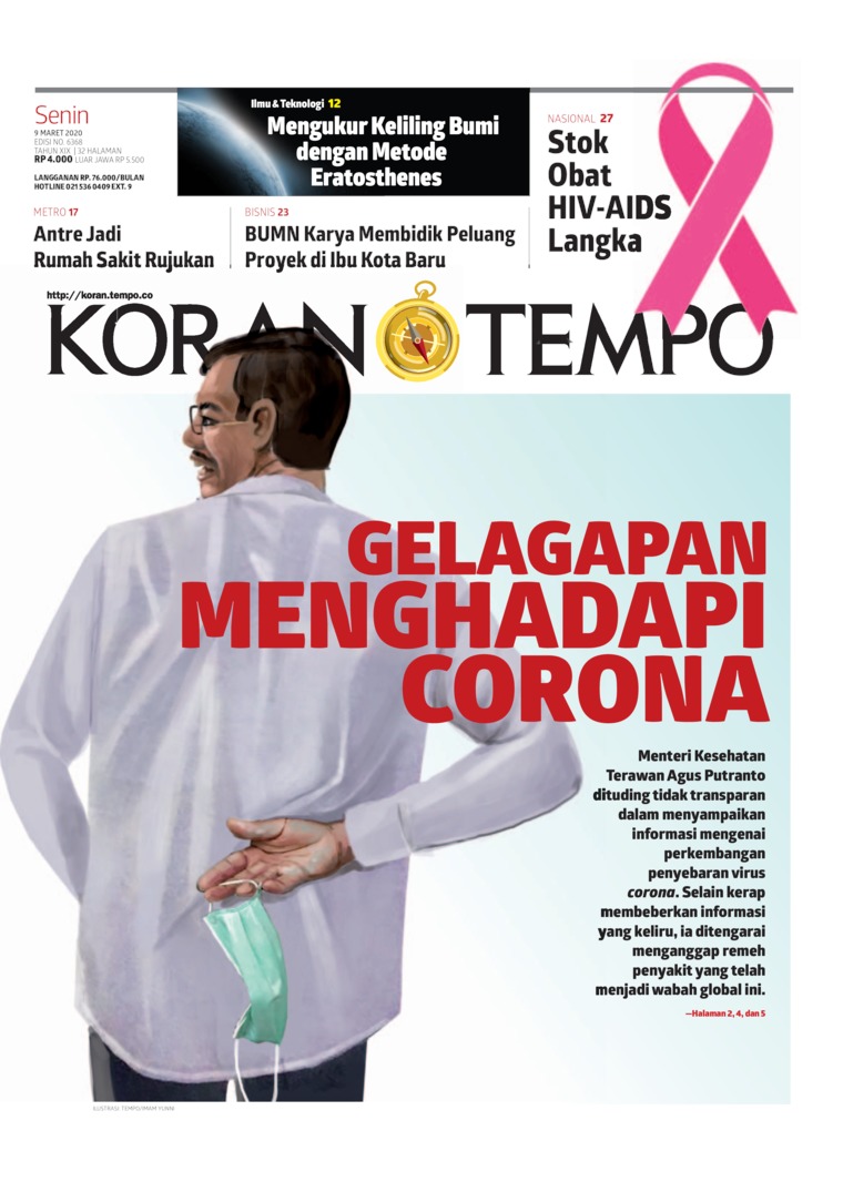 Koran Tempo Newspaper 30 April 2020 Gramedia Digital