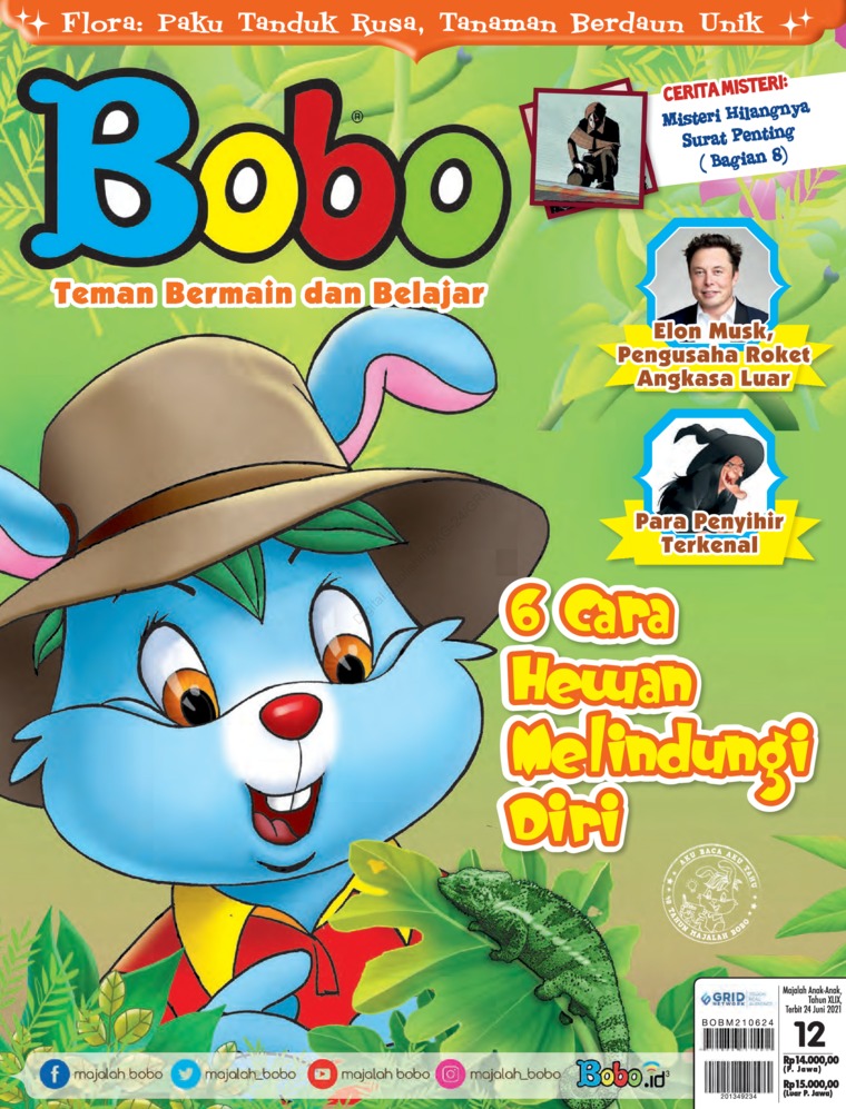 Jual Majalah Bobo Ed 12 2021 Gramedia Digital Indonesia