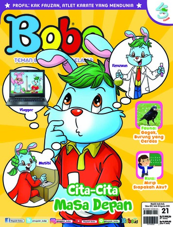 Bobo Magazine Ed 21 August 2018 Gramedia Digital