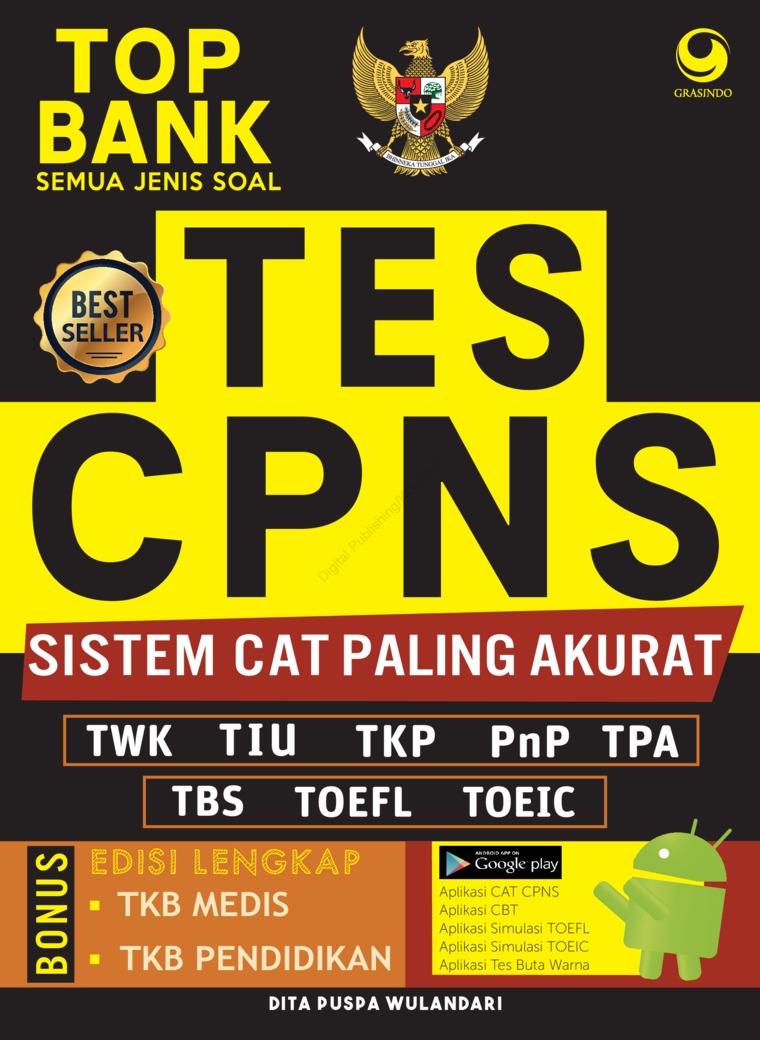 Jual Buku Top Bank Semua Jenis Soal Tes Cpns Sistem Cat Paling Akurat Oleh Dita Puspa Wulandari Gramedia Digital Indonesia