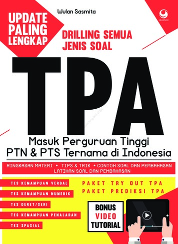 Pdf Ebook Tpa Sbmptn Mr Pratama Academia Edu