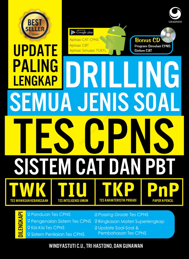 Jual Buku Update Paling Lengkap Drilling Semua Jenis Soal Tes Cpns Sistem Cat Oleh Windyastuti Dkk Gramedia Digital Indonesia