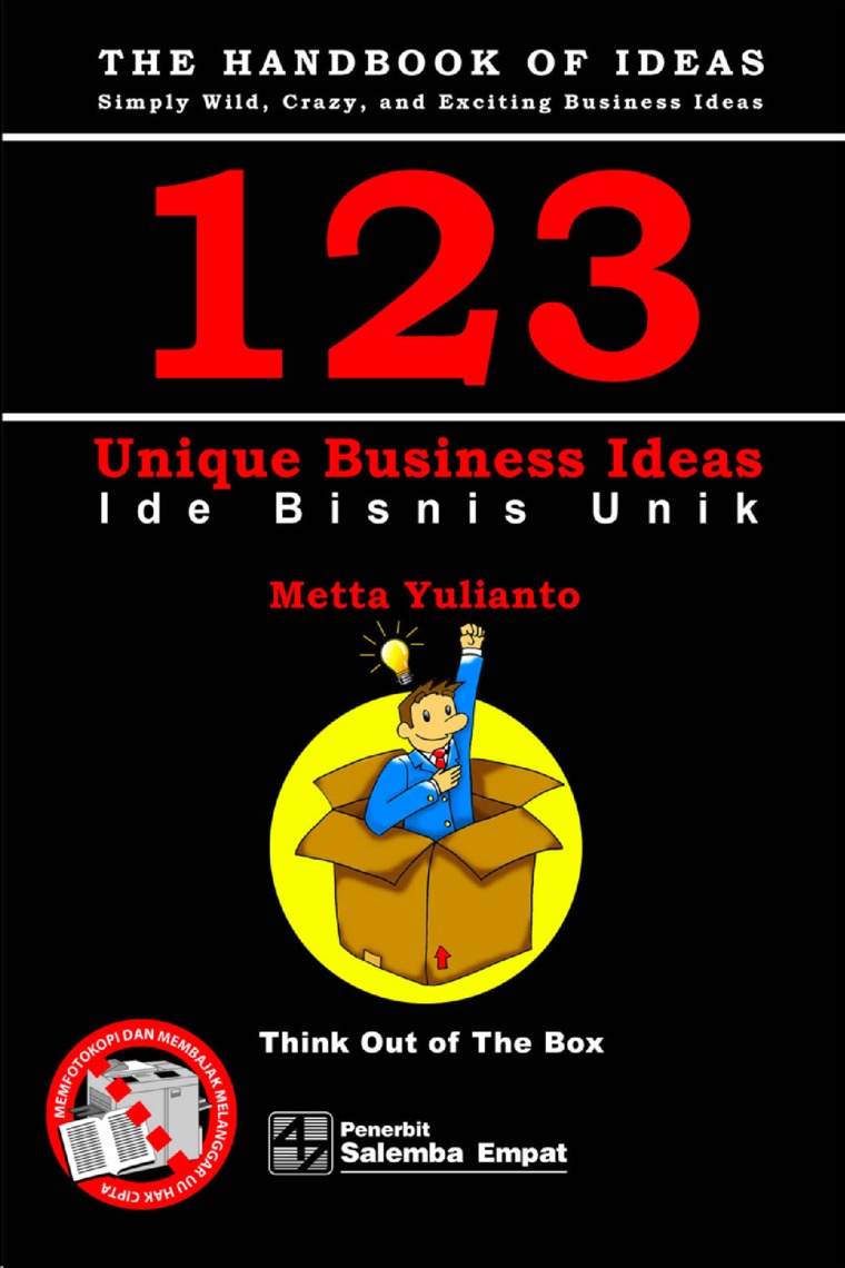 123 Unique Business Ideas: 123 Ide Bisnis Unik