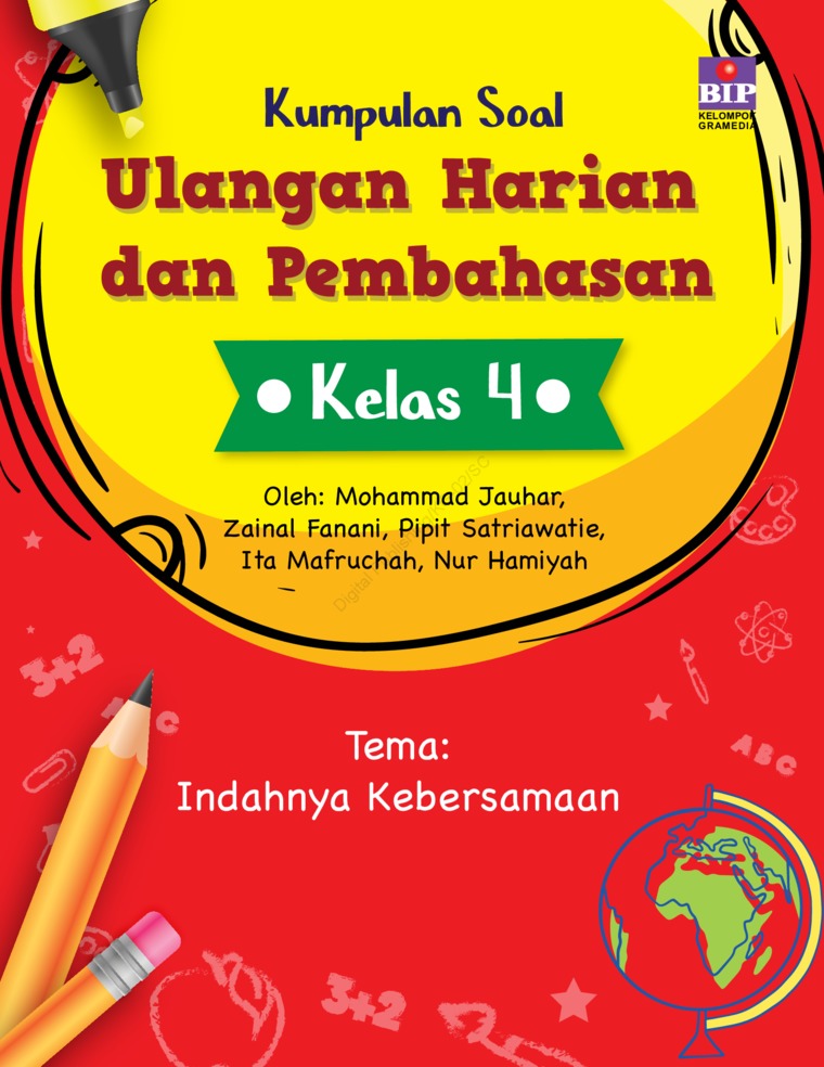 Jual Buku Kumpulan Soal Ulangan Harian Dan Pembahasan Kelas 4 Indahnya Kebersamaan Oleh Mohammad Jauhar Dkk Gramedia Digital Indonesia