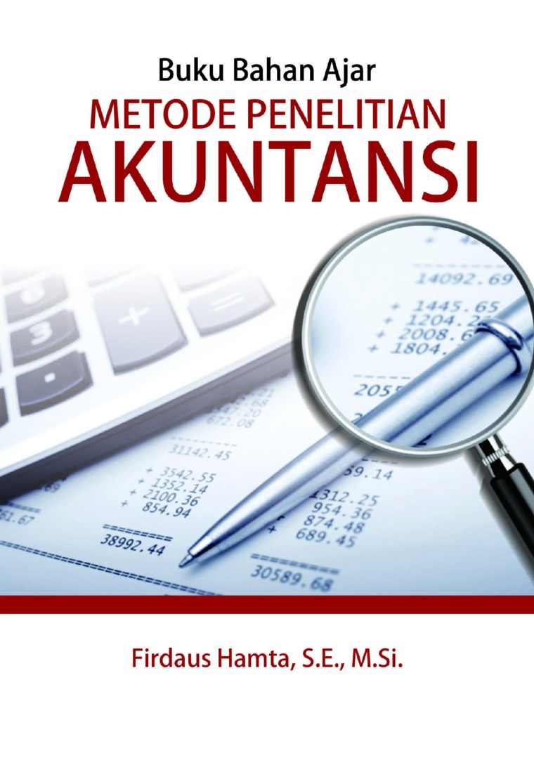 Jual Buku Buku Bahan Ajar Metode Penelitian Akuntansi Oleh Firdaus Hamta S E M Si Gramedia Digital Indonesia