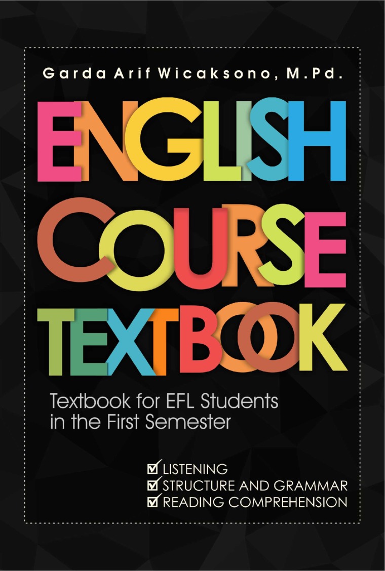 English Course Textbook (Textbook for EFL Students in the First Semester)