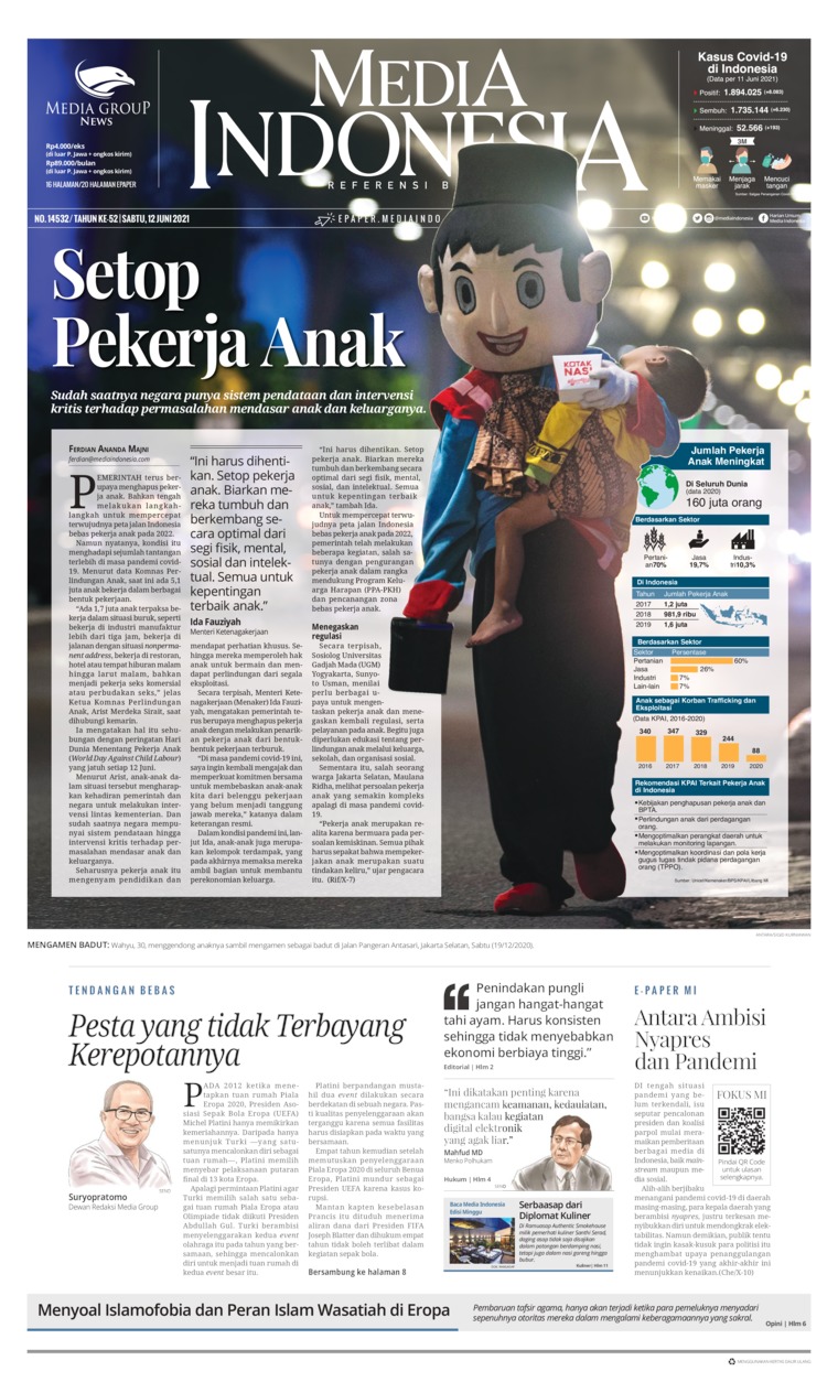 Media Indonesia Newspaper 12 June 21 Gramedia Digital