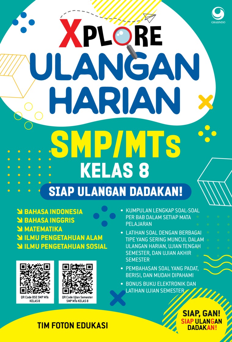 Jual Buku Xplore Ulangan Harian Smp Mts Kelas 8 Oleh Tim Foton Edukasi Gramedia Digital Indonesia