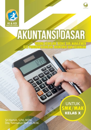 Akuntansi Dasar Untuk Smk Mak Kelas X Book By Sri Hartati S Pd M Pd Dan Dra Yatimatun Nafi Ah M M Gramedia Digital