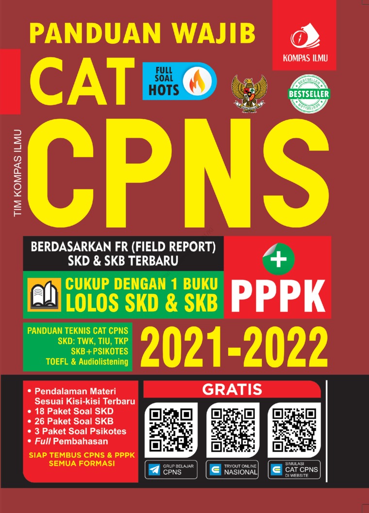 Jual Buku Panduan Wajib Cat Cpns 2021 2022 Oleh Tim Kompas Ilmu Gramedia Digital Indonesia
