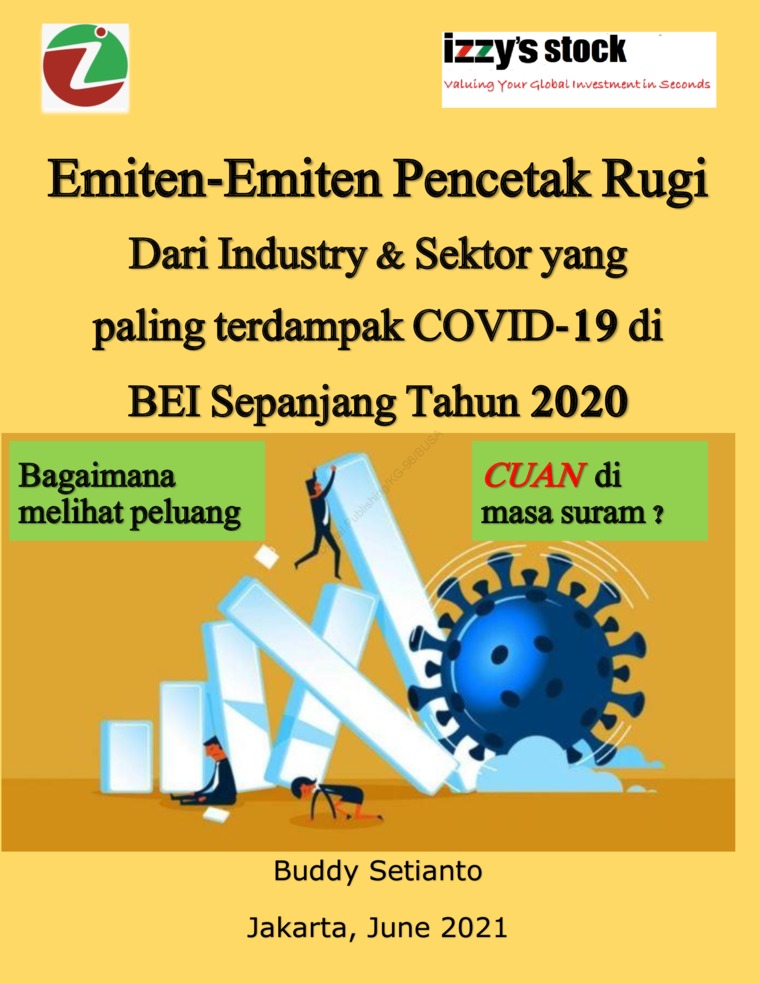 Emiten-Emiten Pencetak Rugi Dari Industry dan Sektor yang paling terdampak COVID-19 di BEI Sepanjang Tahun 2020