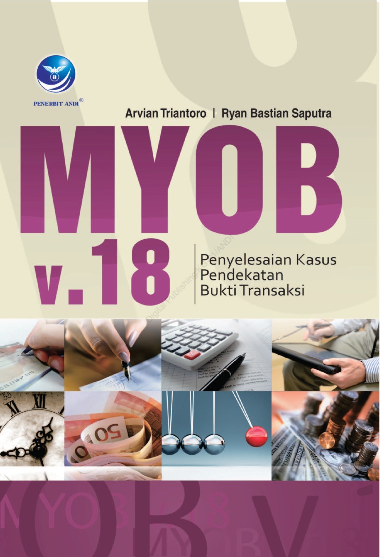 image.title Jual Buku Myob V., Penyelesaian Kasus Pendekatan Bukti Transaksi