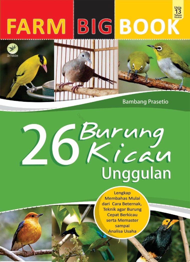 Farm Big Book- 26 Burung Kicau Unggulan