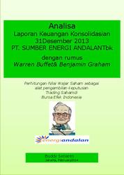 Analisa Laporan Keuangan Konsolidasian 31 Desember 2013 PT. SUMBER ENERGI ANDALAN Single Edition